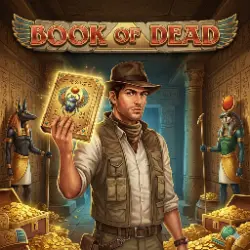 Book of Dead slot game at Tiki Taka Casino UK